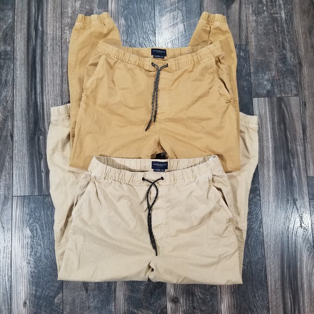 Lot 2 American Eagle Extreme Flex Mens Joggers